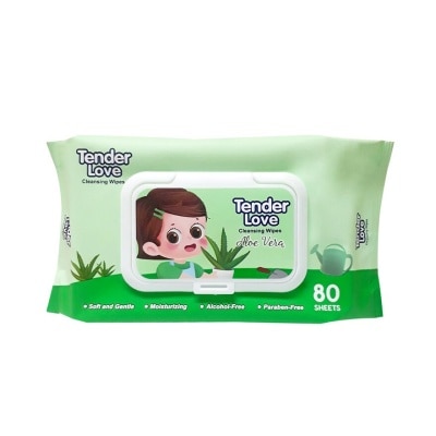 UNILOVE Tender Love  Cleansing Wipes (Lady Aloe Vera) 80's