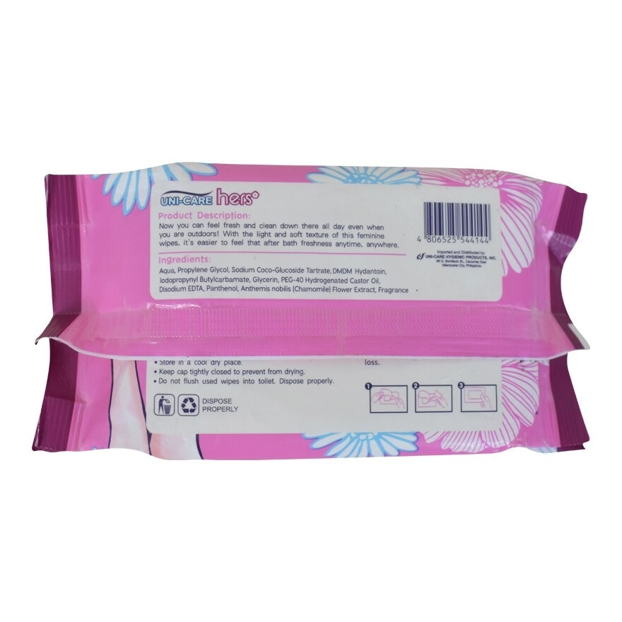 Hers Feminine Care Wipes 30's