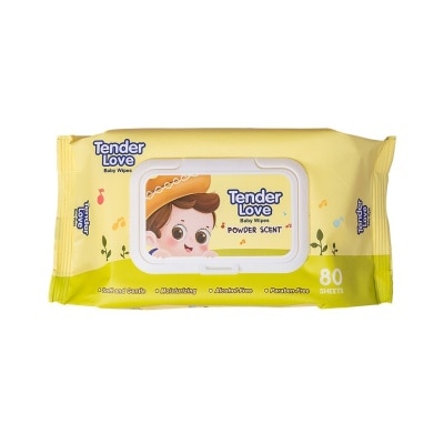 UNILOVE Tender Love Baby Wipes Powder Scent (Violin) 80's