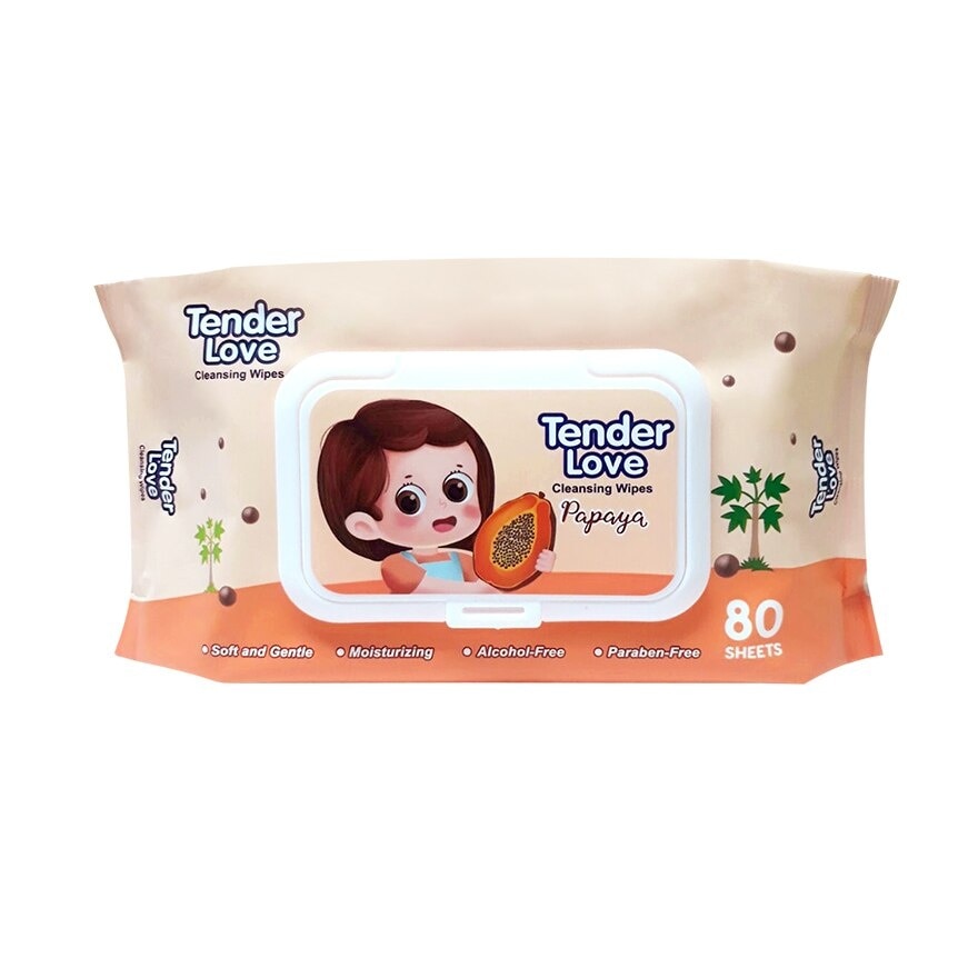 Tender Love  Cleansing Wipes (Lady Papaya) 80's