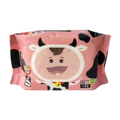 UNILOVE Uni-Love Milk Baby Wipes 32's