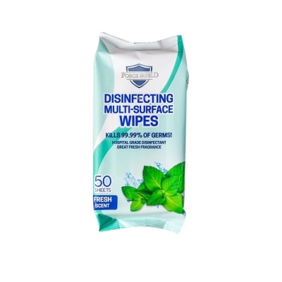 UNILOVE Force Shield Fresh Disinfecting Wipes 50's