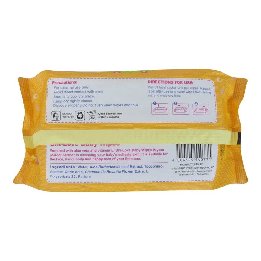 Uni-Love Scented Baby Wipes 100's