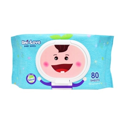 UNILOVE Uni-Love Unscented Baby Wipes 80's