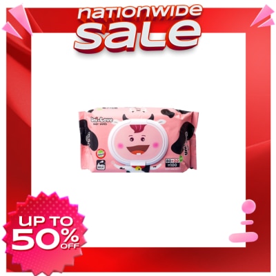 UNILOVE Uni-Love Milk Baby Wipes 100's