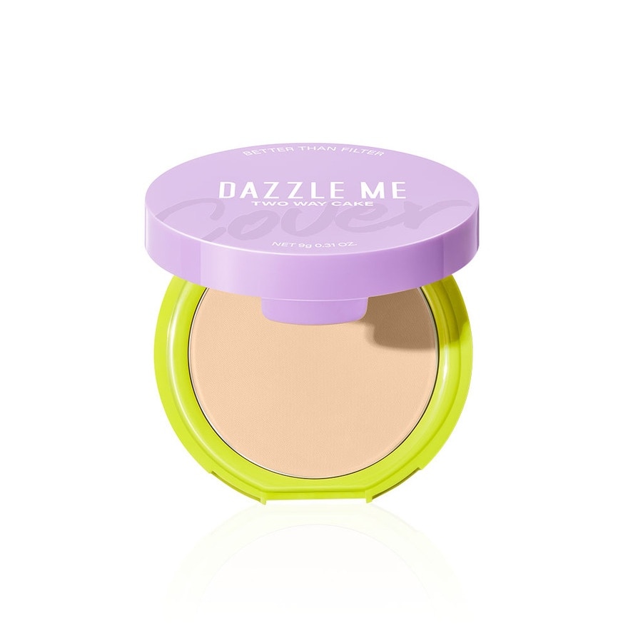 DAZZLE ME Better Than Filter Double Kill Two Way Cake Powder - 03 Nude Beige 9G