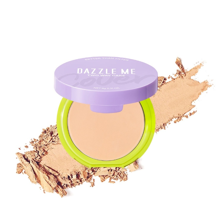 DAZZLE ME Better Than Filter Double Kill Two Way Cake Powder - 03 Nude Beige 9G