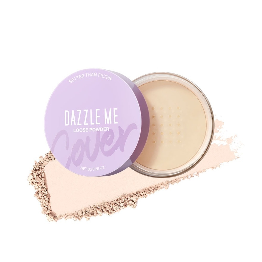 DAZZLE ME Better Than Filter Fixed Loose Powder - 01 True Translucent 8G