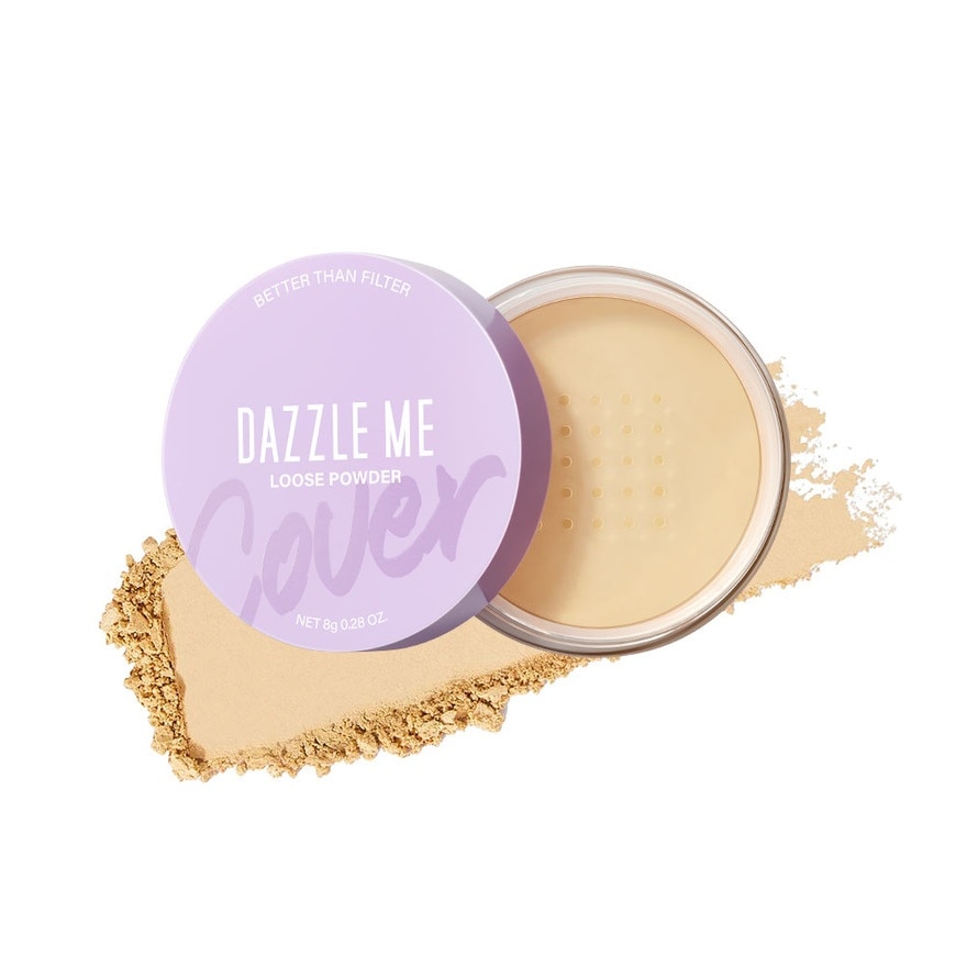 DAZZLE ME  Better Than Filter Fixed Loose Powder - 02 Light Ivory 8G