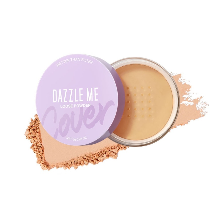 DAZZLE ME Better Than Filter Fixed Loose Powder - 04 Deep Caramel 8G