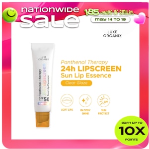 LUXE ORGANIX Panthenol Therapy 24H Lipscreen Sun Lip Essence SPF 50+ PA++++ 10g