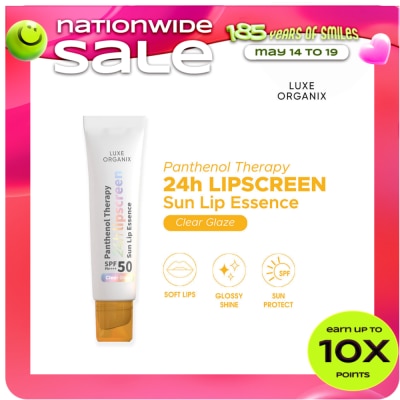 LUXE ORGANIX - LUXE ORGANIX Panthenol Therapy 24H Lipscreen Sun Lip Essence SPF 50+ PA++++ 10g