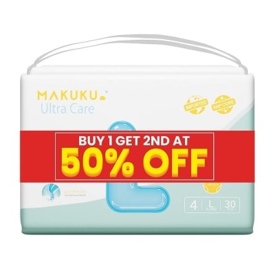 MAKUKU MAKUKU Ultra Care Pants L buy 1 get 2nd at 50%off 14kg 30pcs