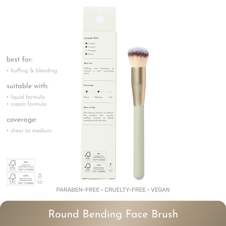 Absidy Round Blending Face Brush