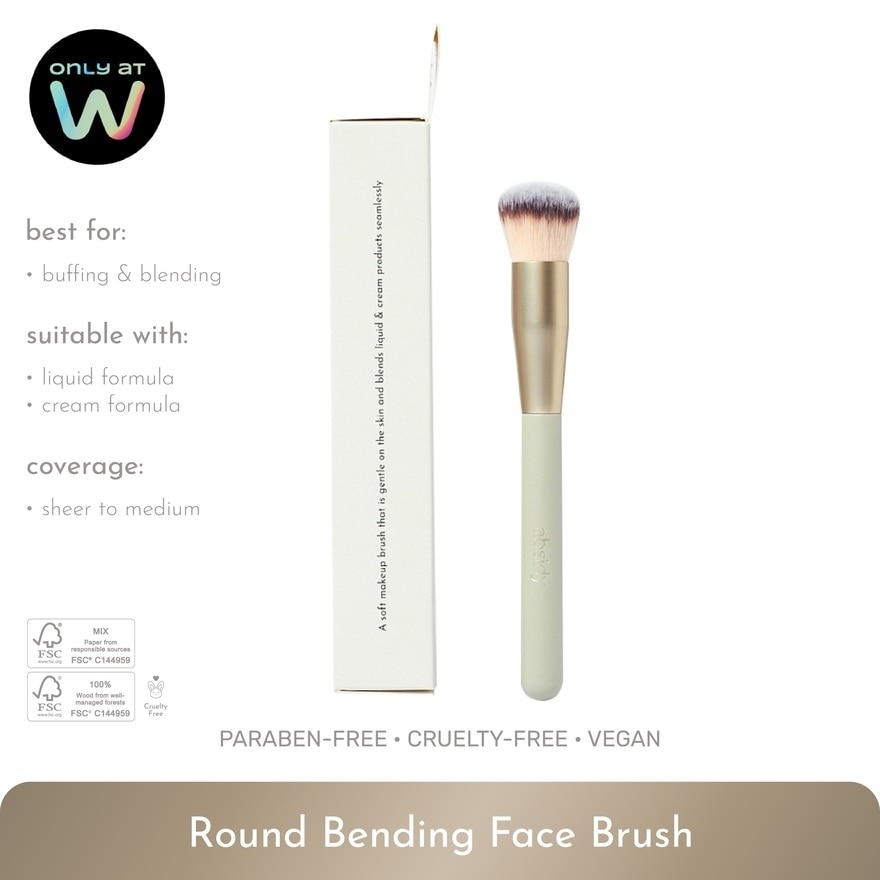 Absidy Round Blending Face Brush