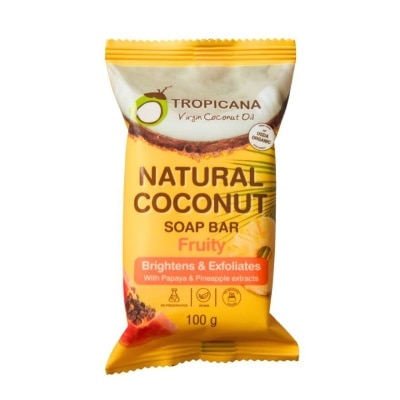 TROPICANA Tropicana Natural Coconut Soap Bar Fruity 100g