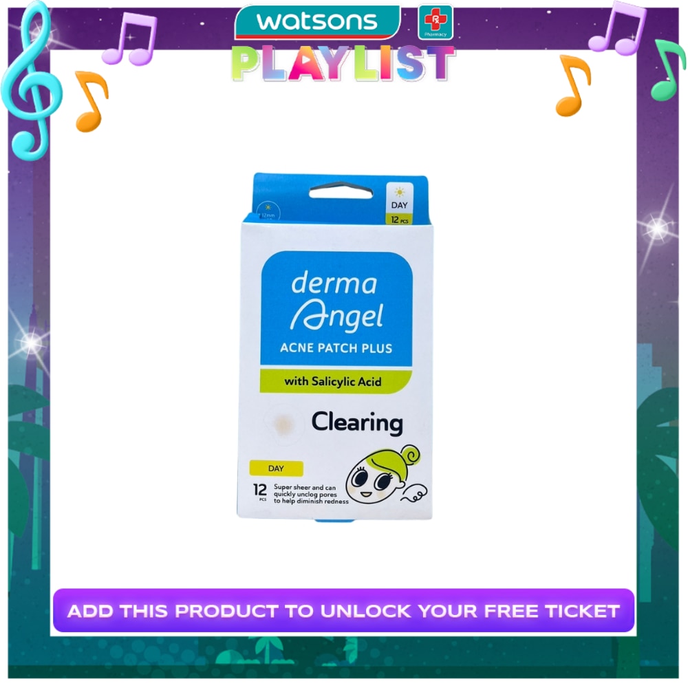 DERMA ANGEL Acne Patch Plus With Salicylic Acid 12s