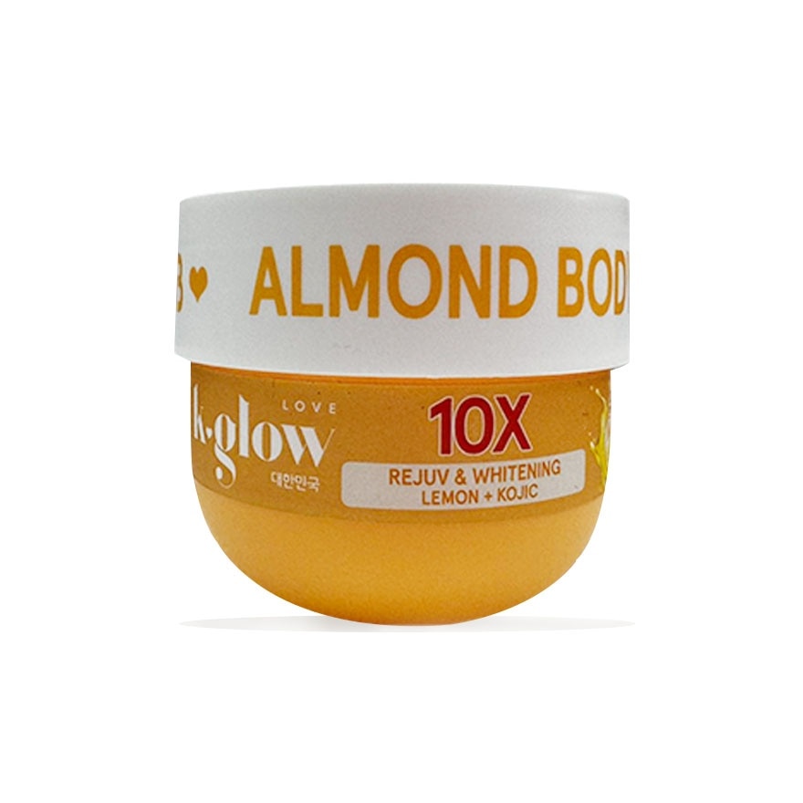 K GLOW Almond Body Scrub Lemon Kojic 300ml
