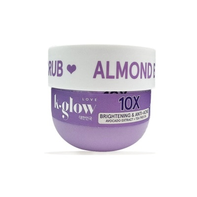 K GLOW K GLOW Almond Body Scrub Avocado Extract Tea Tree Oil 300ml