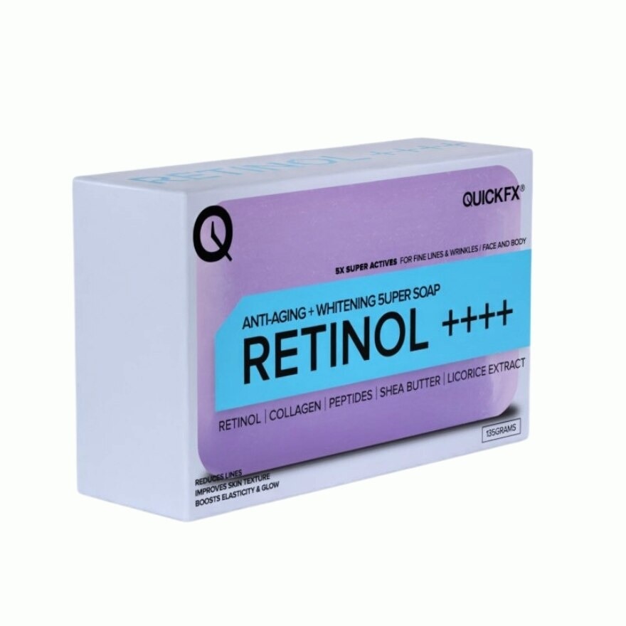 QUICKFX Anti-Aging Whitening Retinol 5uper Soap 135g