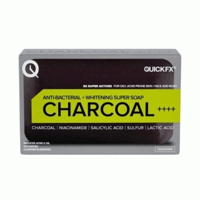 QUICKFX QUICKFX Antibacterial Whitening Charcoal 5uper Soap 135g