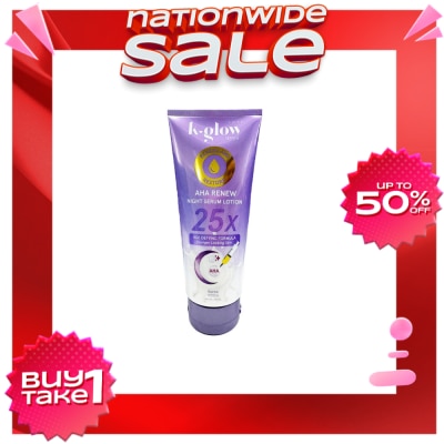 K GLOW K GLOW AHA Renew Night Serum Lotion 300ml
