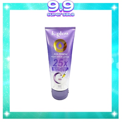 K GLOW K GLOW AHA Renew Night Serum Lotion 300ml