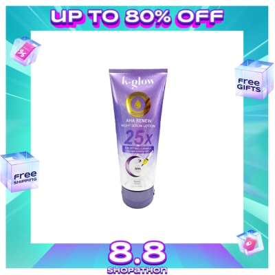 K GLOW K GLOW AHA Renew Night Serum Lotion 300ml