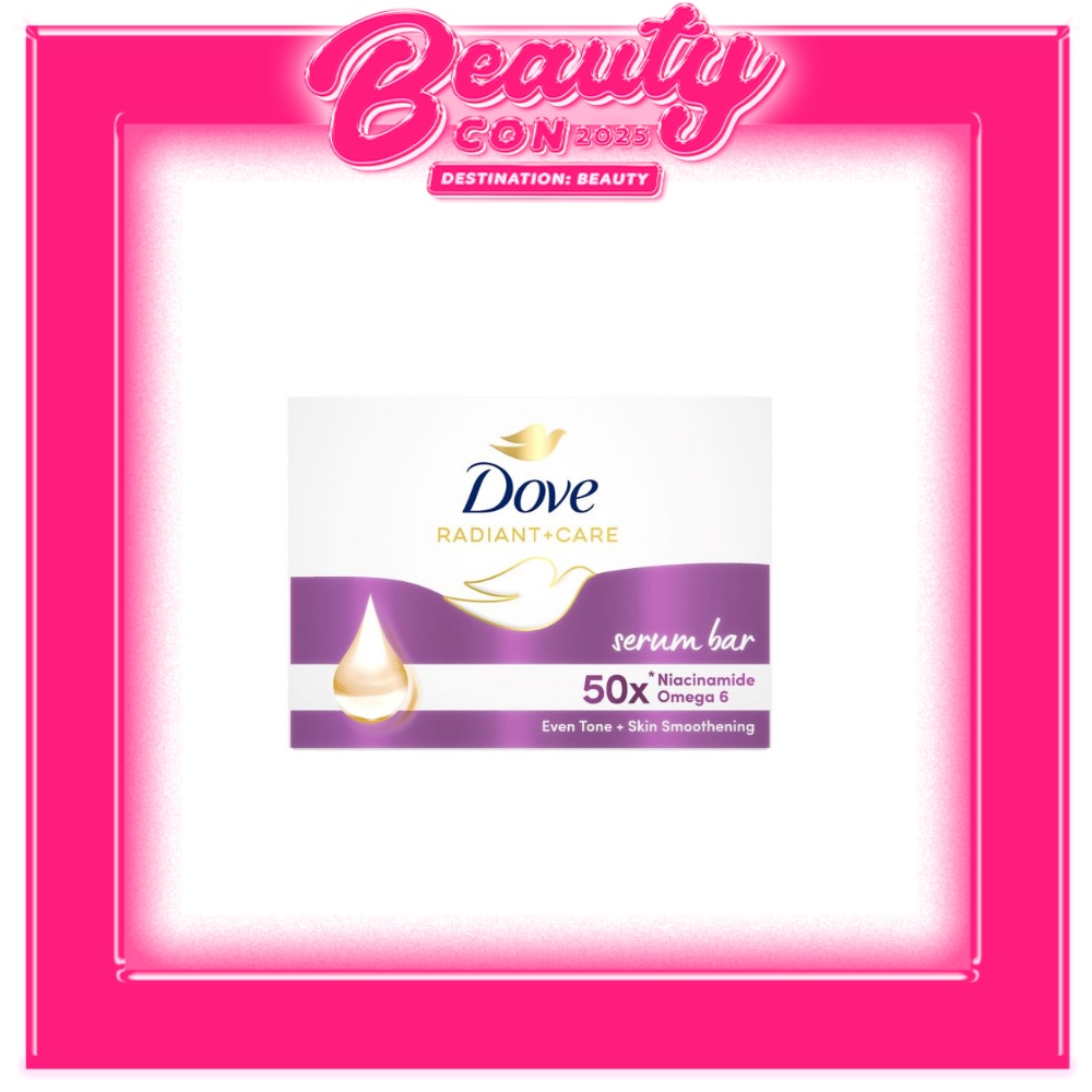 DOVE Radiant+Care Serum Bar 50x Niacinamide + Omega 6 90g