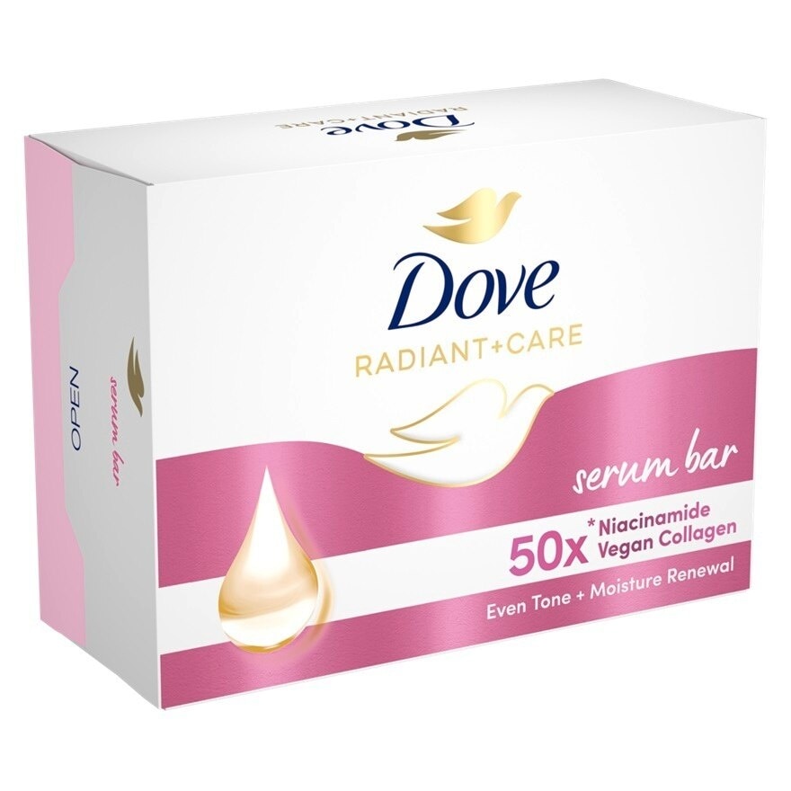 Dove Radiant + Care Pink Nia+Collagn 90G