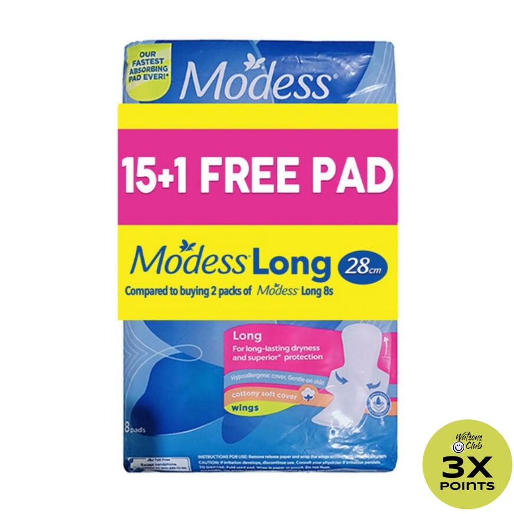Modess Longs 15 Plus 1