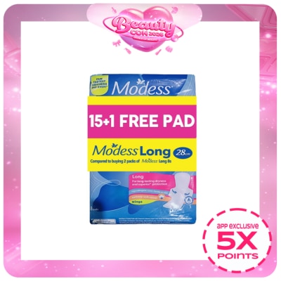 MODESS - Modess Longs 15 Plus 1