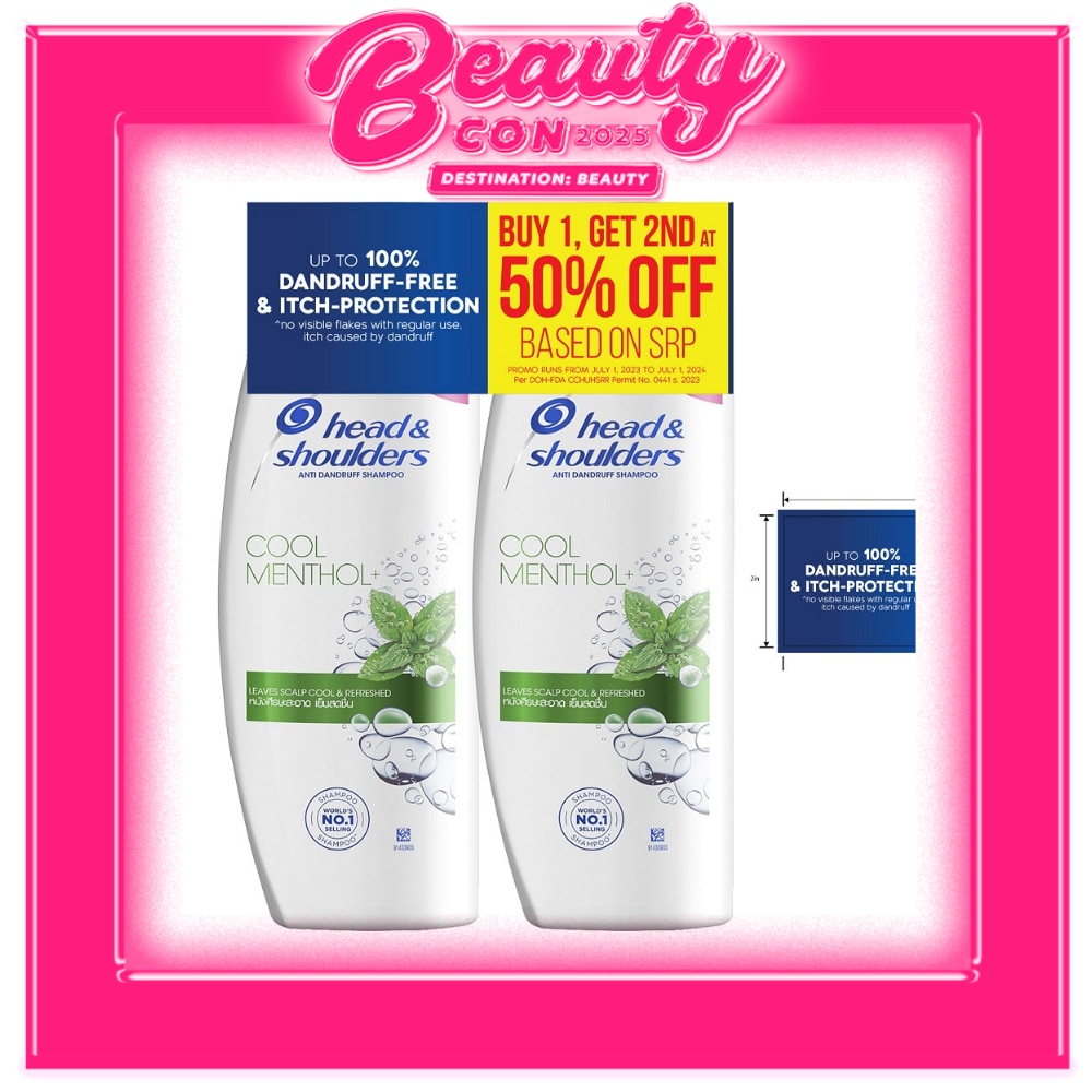 HEAD N SHOULDERS Cool Menthol Anti Dandruff Shampoo 330ml