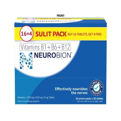 NEUROBION NEUROBION Vitamins B1 + B6+ B12 Buy 16+4 Sulit Pack