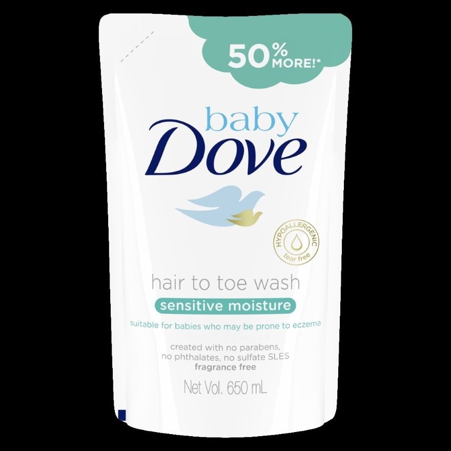 Baby Dove Hairtoe Sensitive Moisture Refill 650ml