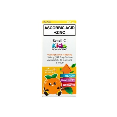 BEWELL C Bewell C Kids Vitamin C plus Zinc Syrup 250ml