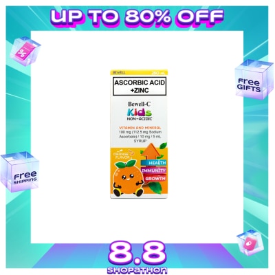 BEWELL C Bewell C Kids Vitamin C plus Zinc Syrup 250ml