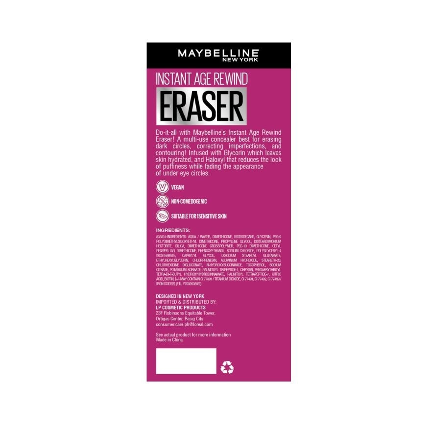 MAYBELLINE IAR ERASER 2023 CLEAN 100