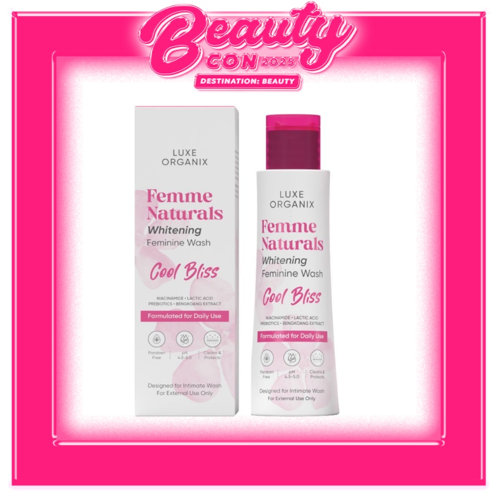 Luxe Organix Femme Naturals Whitening Feminine Wash Cool Bliss Formulated For Daily Use 120Ml
