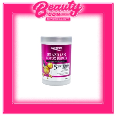 HAIR TREATS Hair Treats Brazilian Botox Repair Salon Serum Hair Treatment 5X More Keratin Serum Collagen And Brazil Nut Oil
