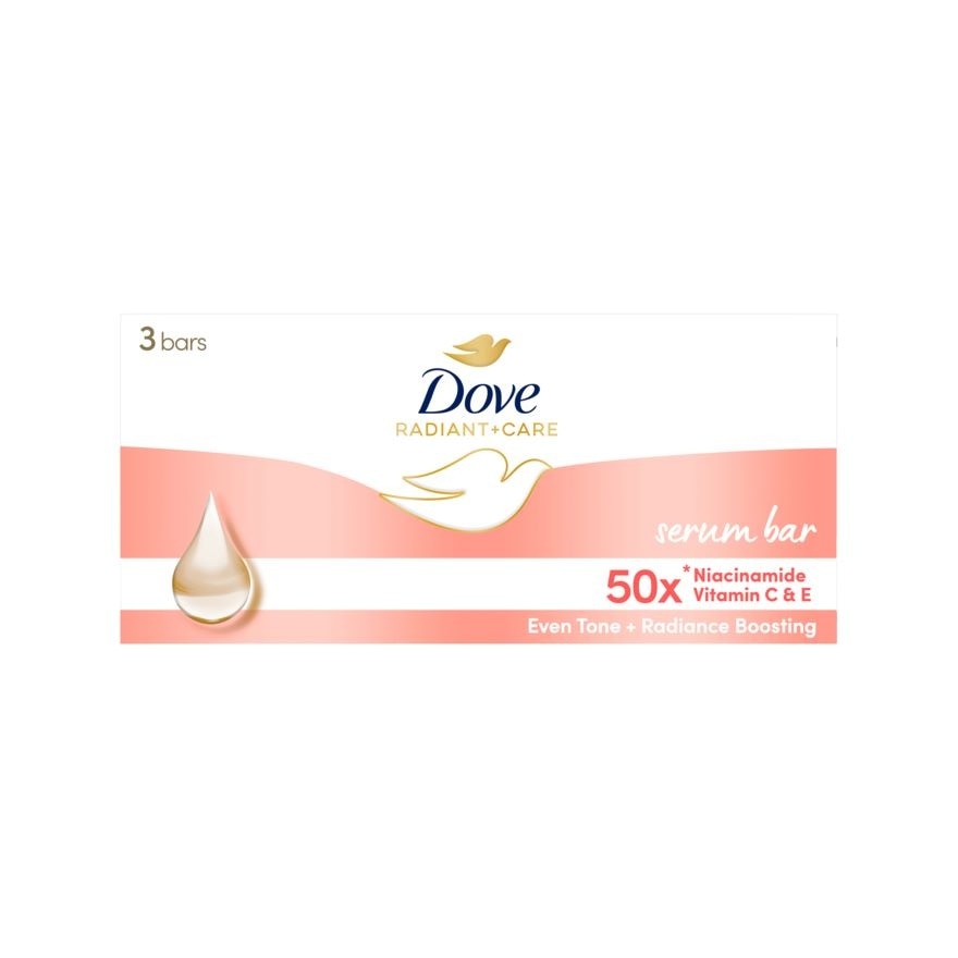 Dove Serum Bar Niacinamide + Vitamin C And E 3s 90g