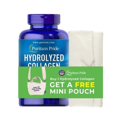 PURITANS PRIDE PURITANS PRIDE Hydrocollagen 1000Mg 180S Bot Free Mini Pouch