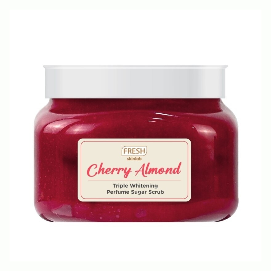 FRESH Skinlab Milk White Cherry Almond Triple Whitening Perfumed Sugar Scrub 220g