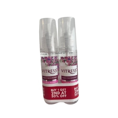 VITRESS - VITRESS HAIR FRESHENER FLORAL BLOOM 50ML BUY 1GET 2ND AT 50 PERCENT OFF