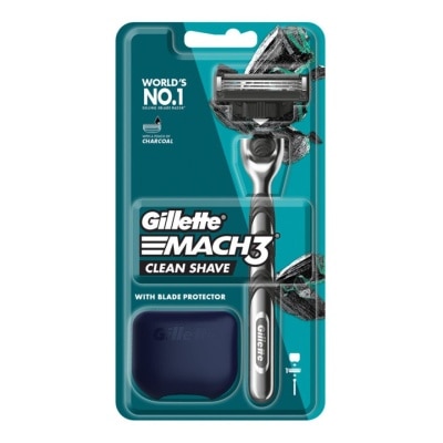 GILLETTE Mach 3 Charcoal Razor 1Up