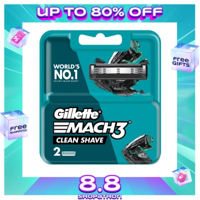 GILLETTE Mach 3 Charcoal Cartridge 2S