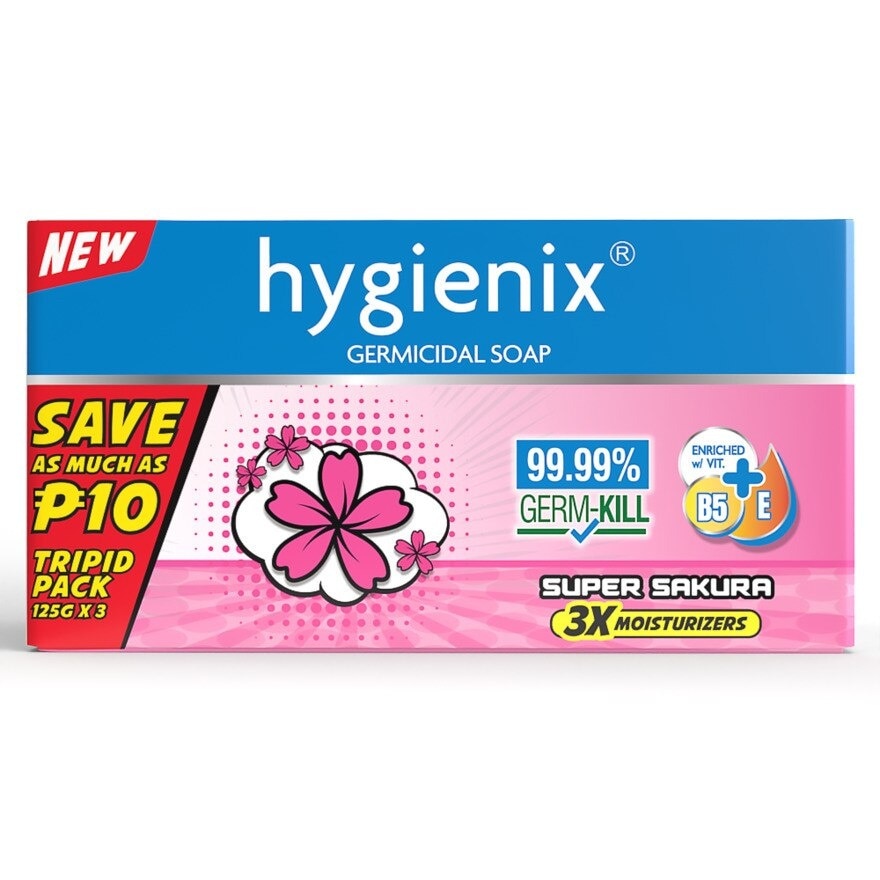 Hygienix Germkill Super Sakura Soap 125G Tripid