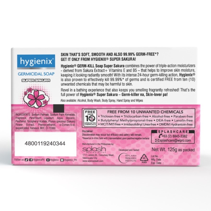 Hygienix Germkill Mega Menthol Soap 125G