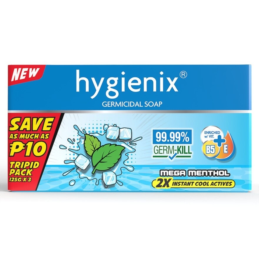 Hygienix Germkill Mega Menthol Soap 125G Tripid