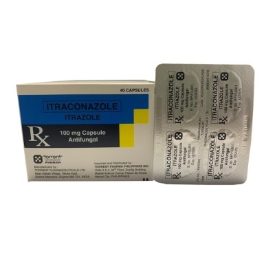 ITRAZOLE ITRAZOLE 100mg Capsule Sold Per Piece [PRESCRIPTION REQUIRED]